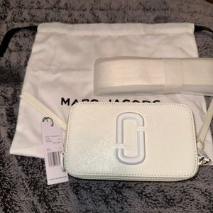 Marc Jacobs Women The Snapshot Bag White Brand New